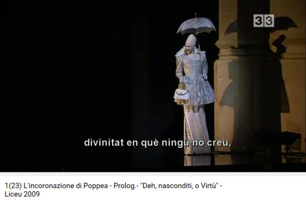 monteverdi couronnement de Poppée prologue