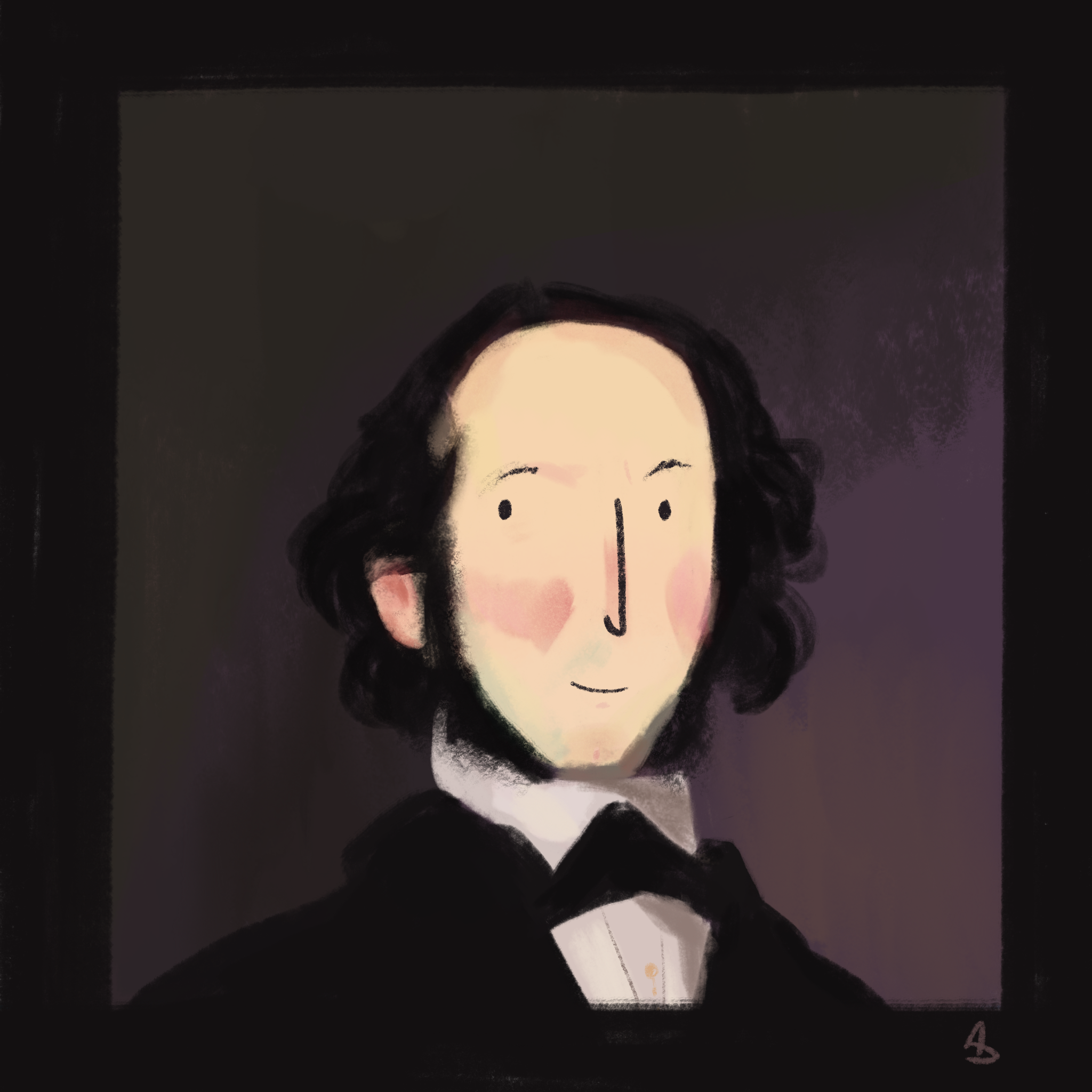 Felix Mendelssohn par Adrian
