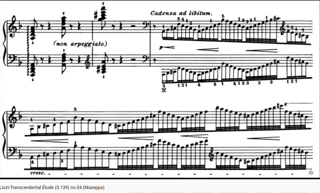 Liszt Mazeppa (Piano)