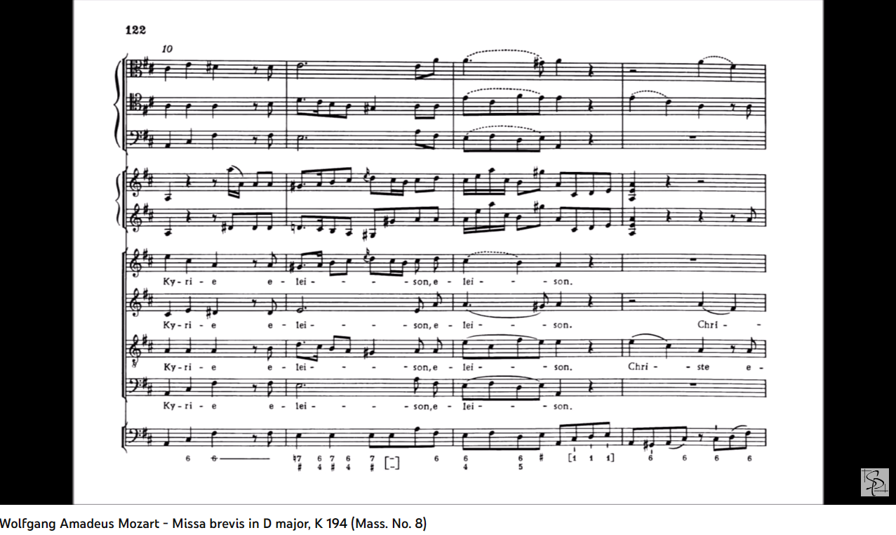Mozart Missa Brevis K 194
